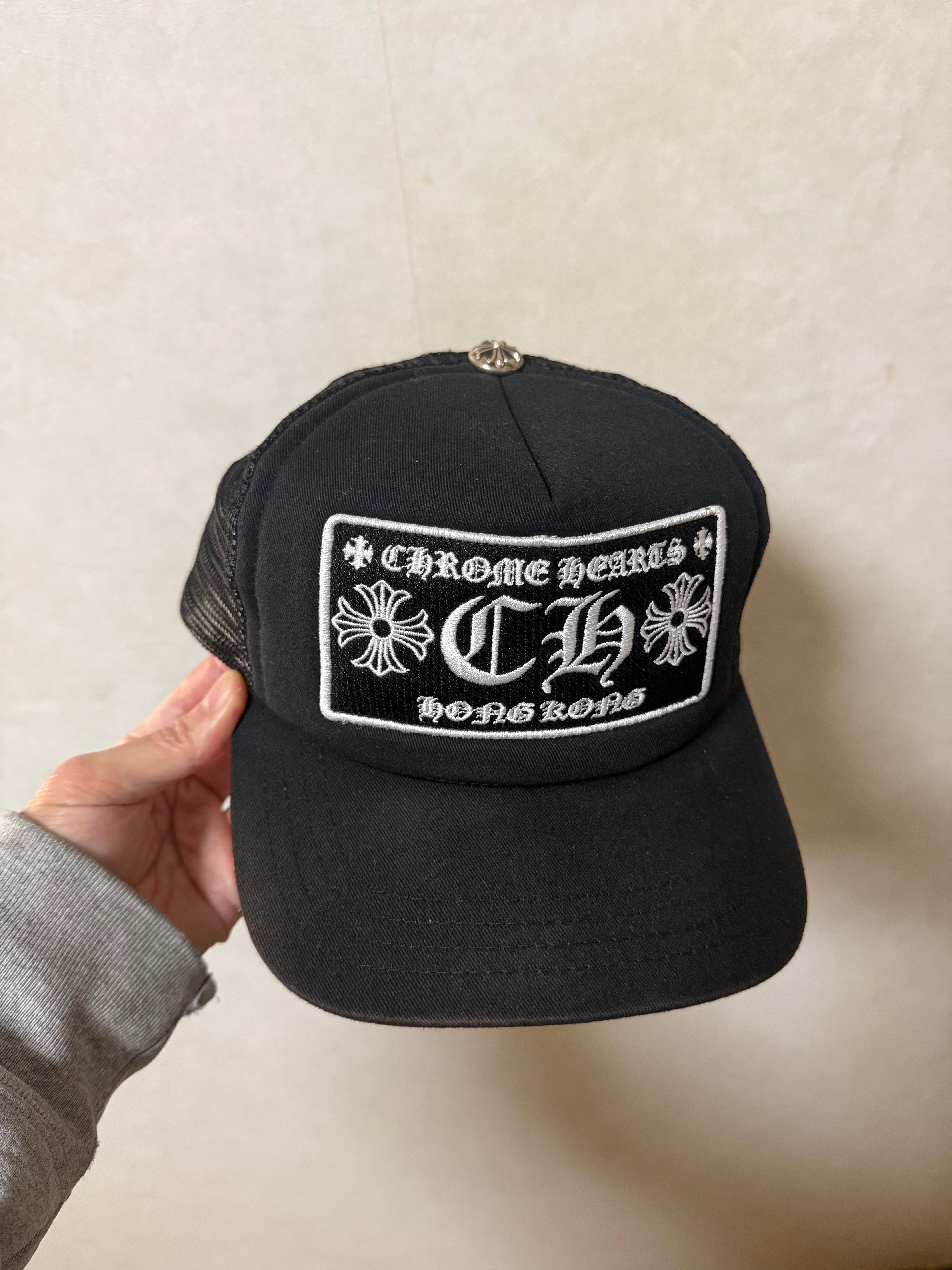 Chrome Hearts CH Trucker Cap Hong Kong Exclusive "Black"