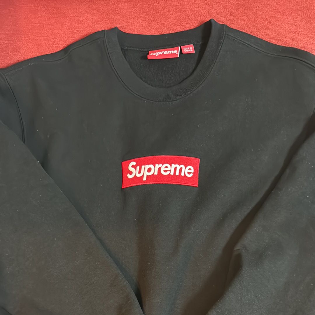 Supreme Box Logo Crewneck "Black" (22FW)
