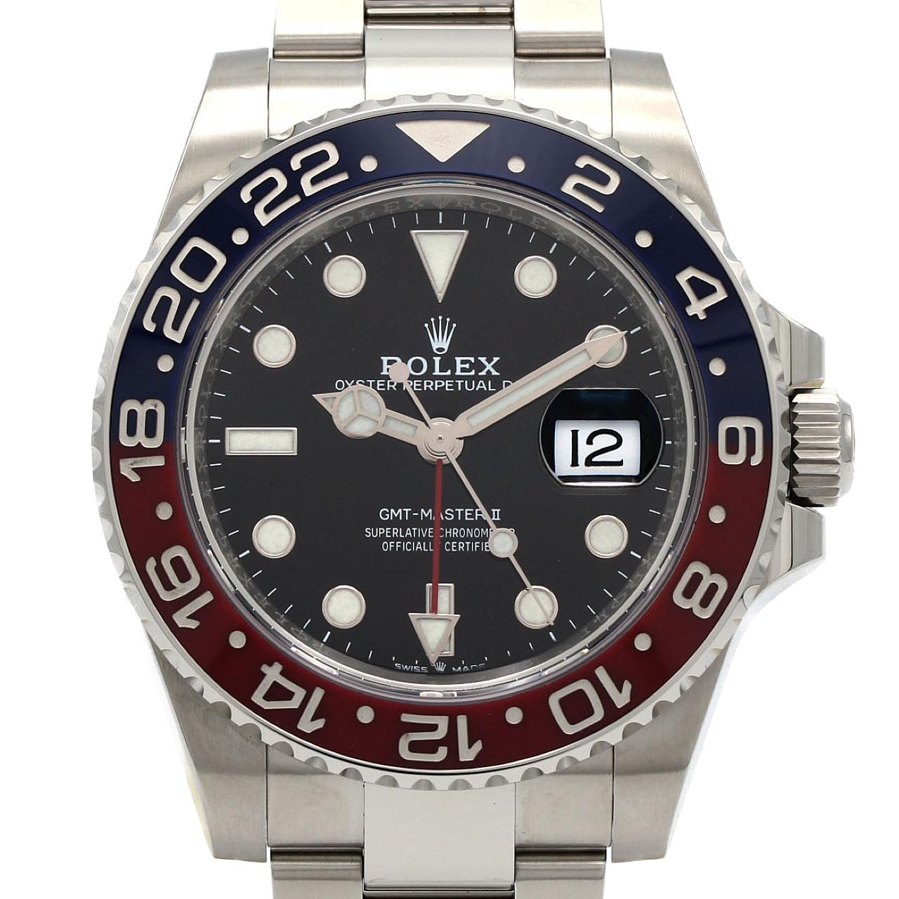 ロレックス GMTマスターII 126710BLRO・3 SS 自動巻 ランダム番
