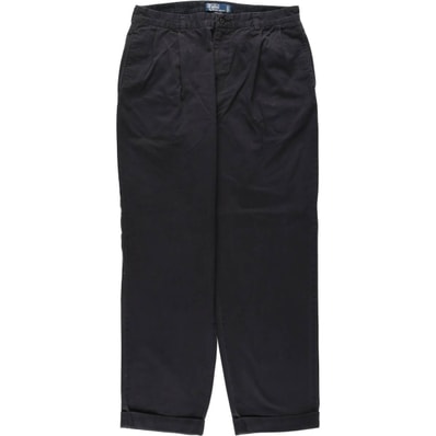 古着 ラルフローレン Ralph Lauren POLO by Ralph Lauren HAMMOND PANT ツータック チノパンツ メンズw35相当/eaa634995
