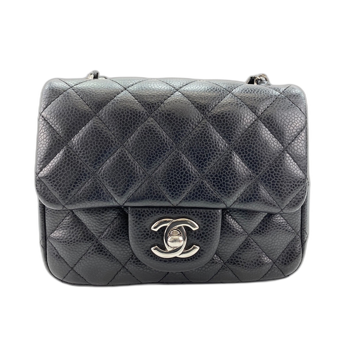シャネル CHANEL キャビアスキン ミニマトラッセ ショルダーバッグ【中古】
