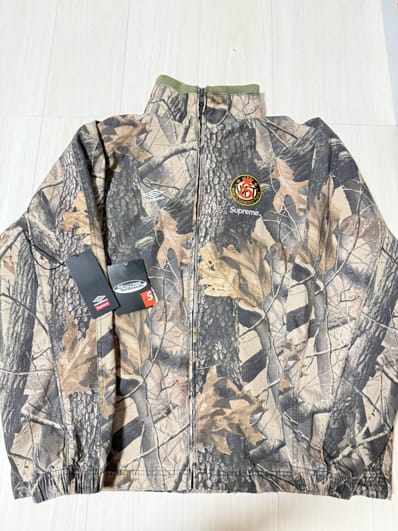 Supreme x Umbro Cotton Ripstop Track Jacket (26SS) "Realtree Hardwoods Camo"