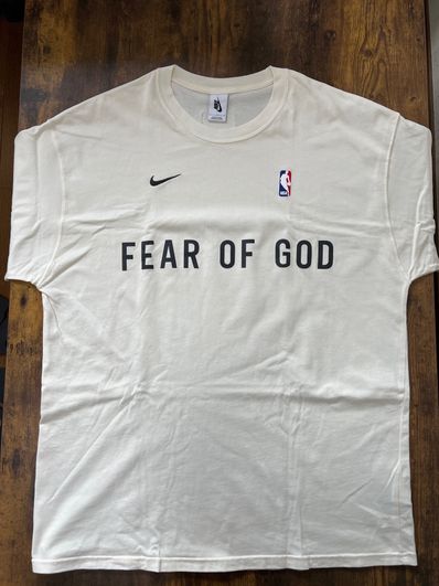 FEAR OF GOD / Nike Warm Up T-Shirt "Sail"
