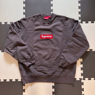 Supreme Box Logo Crewneck "Brown" (22FW)