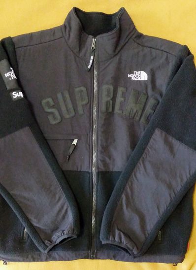 Supreme x The North Face Arc Logo Denali Fleece Jacket "Black"