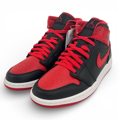 未使用品 ナイキ ハイカットスニーカー AIR JORDAN 1 MID ブラック