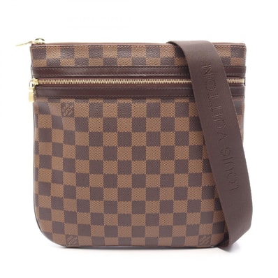 ルイ・ヴィトン LOUIS VUITTON ポシェット ボスフォール ショルダーバッグ バッグ PVCコーティングキャンバス レザー ダミエ エベヌ レディース ブラウン系 N51111 【中古】