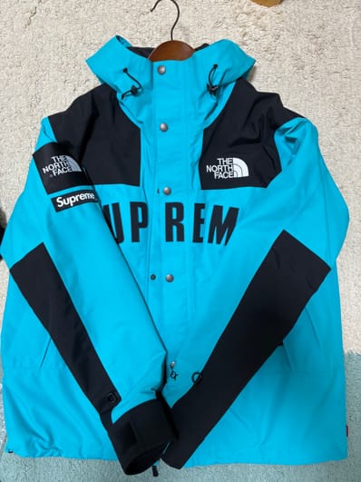 Supreme x The North Face Arc Logo Mountain Parka "Blue"