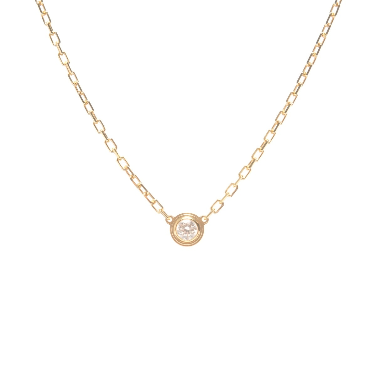 カルティエ CARTIER ダムール ネックレス Au750 イエローゴールド ネックレス【中古】