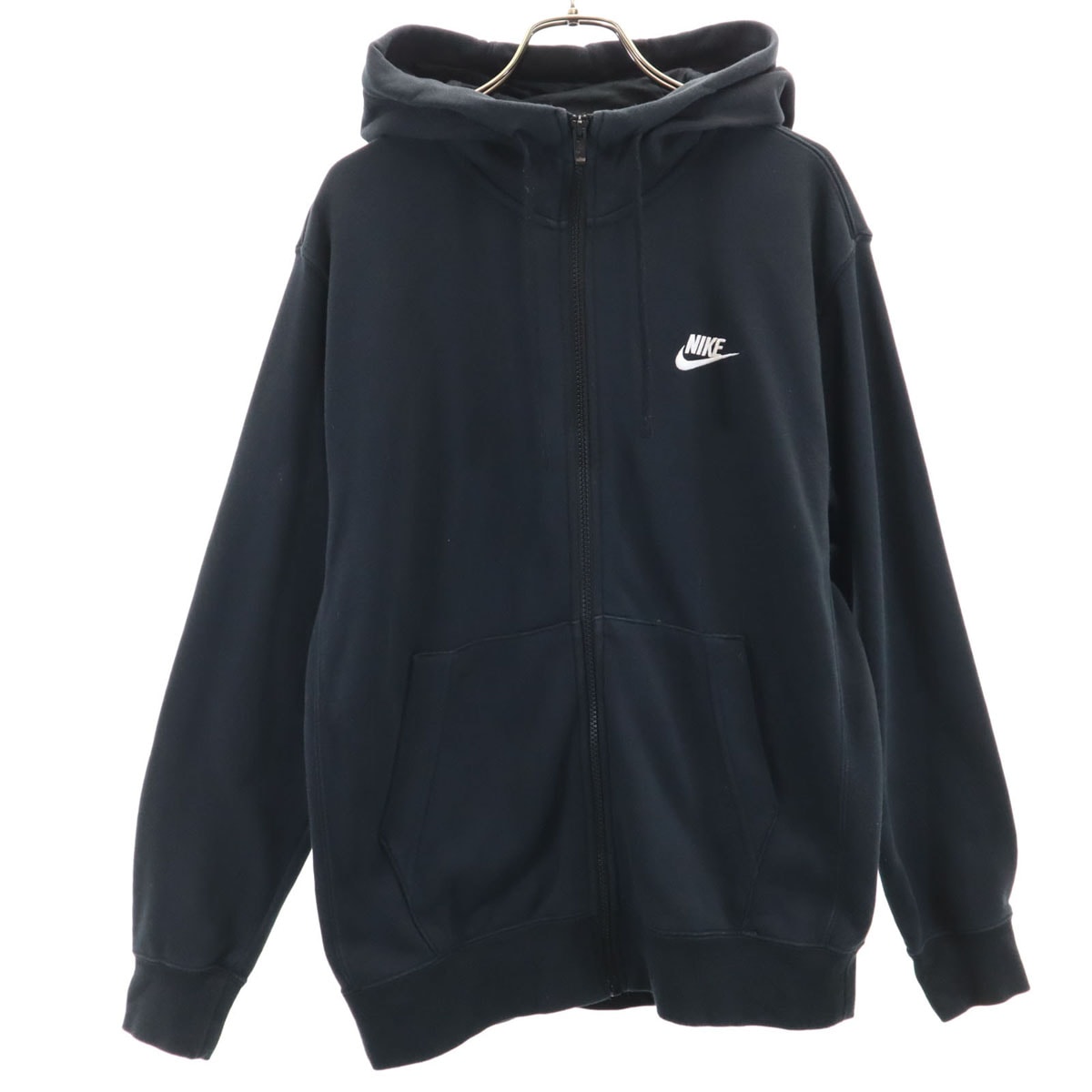 NIKE ナイキ 長袖 スウェット ジップパーカー M ブラック