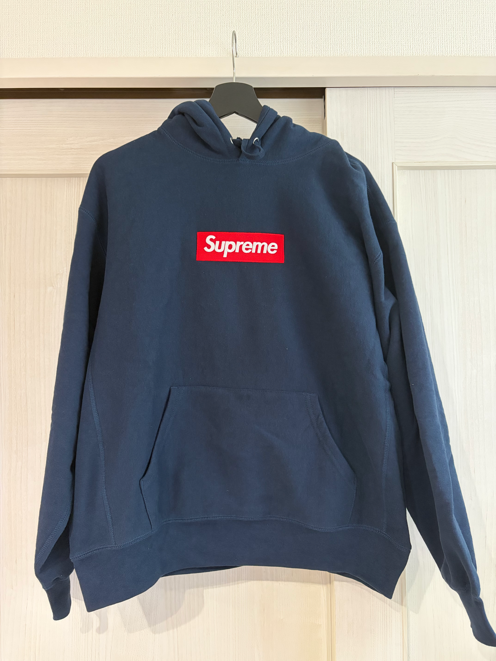 Supreme Box Logo Hooded Sweatshirt "Navy" (24FW)