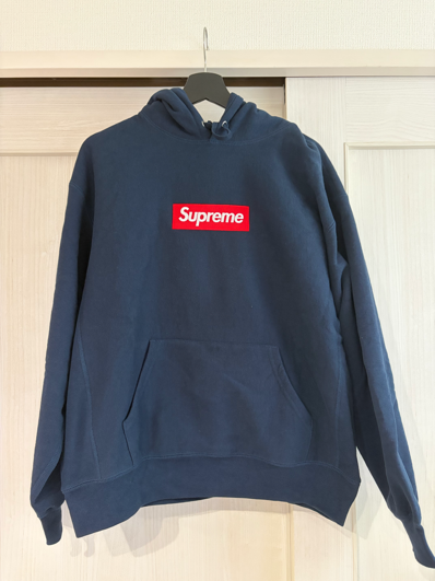 Supreme Box Logo Hooded Sweatshirt "Navy" (24FW)