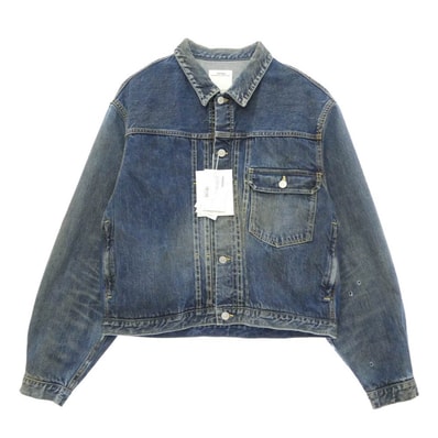 VISVIM ビズビム 26SS 126105006002 SS 102XX JKT DMGD-1013 ダメージ加工 デニム ジャケット インディゴブルー系 2【新古品】【未使用】【中古】