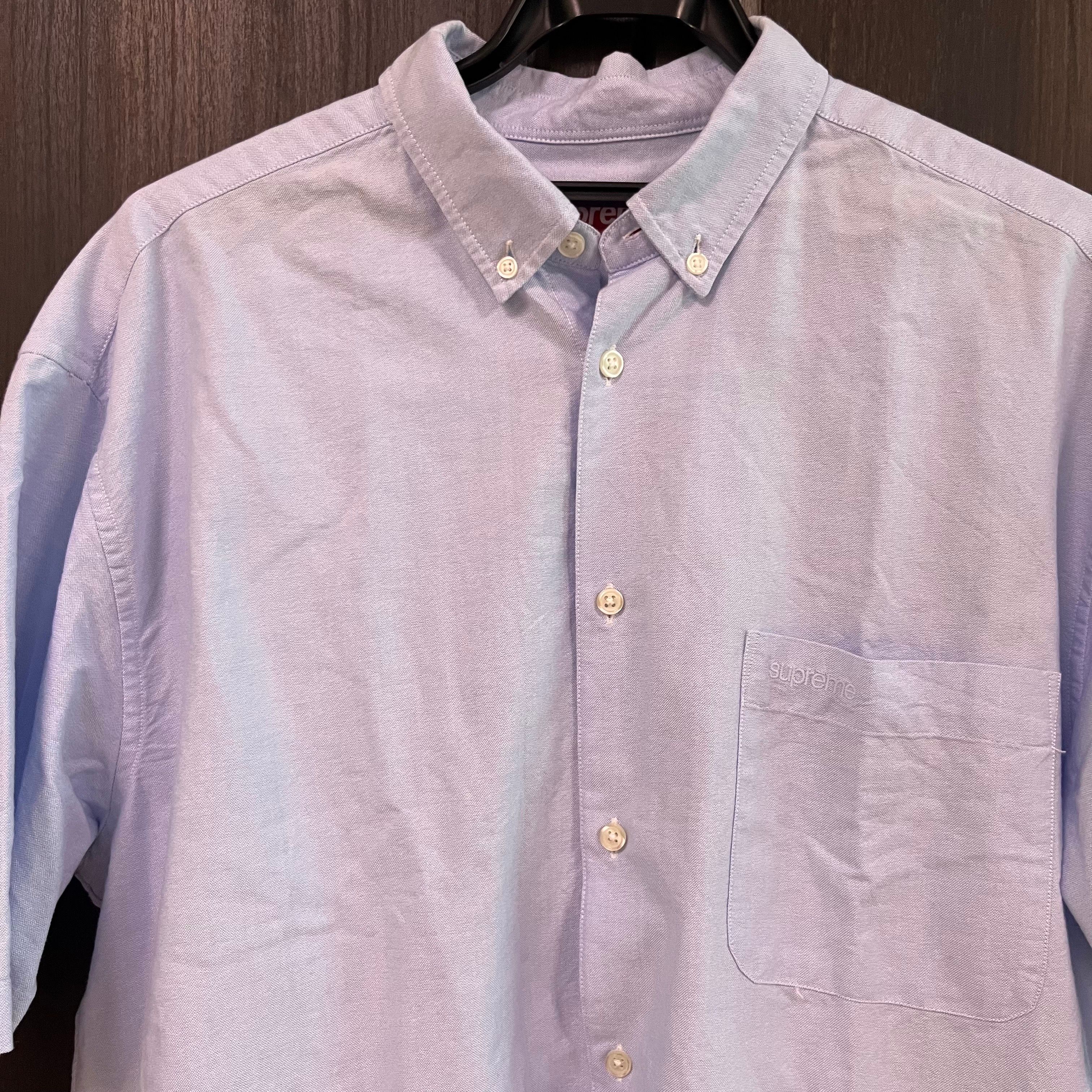 Supreme Loose Fit S/S Oxford Shirt "Light Blue" (24SS)