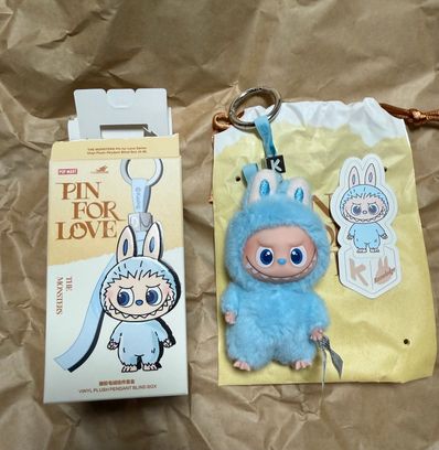 POP MART THE MONSTERS (LABUBU) Pin for Love Series-Vinyl Plush Pendant (A-M) K