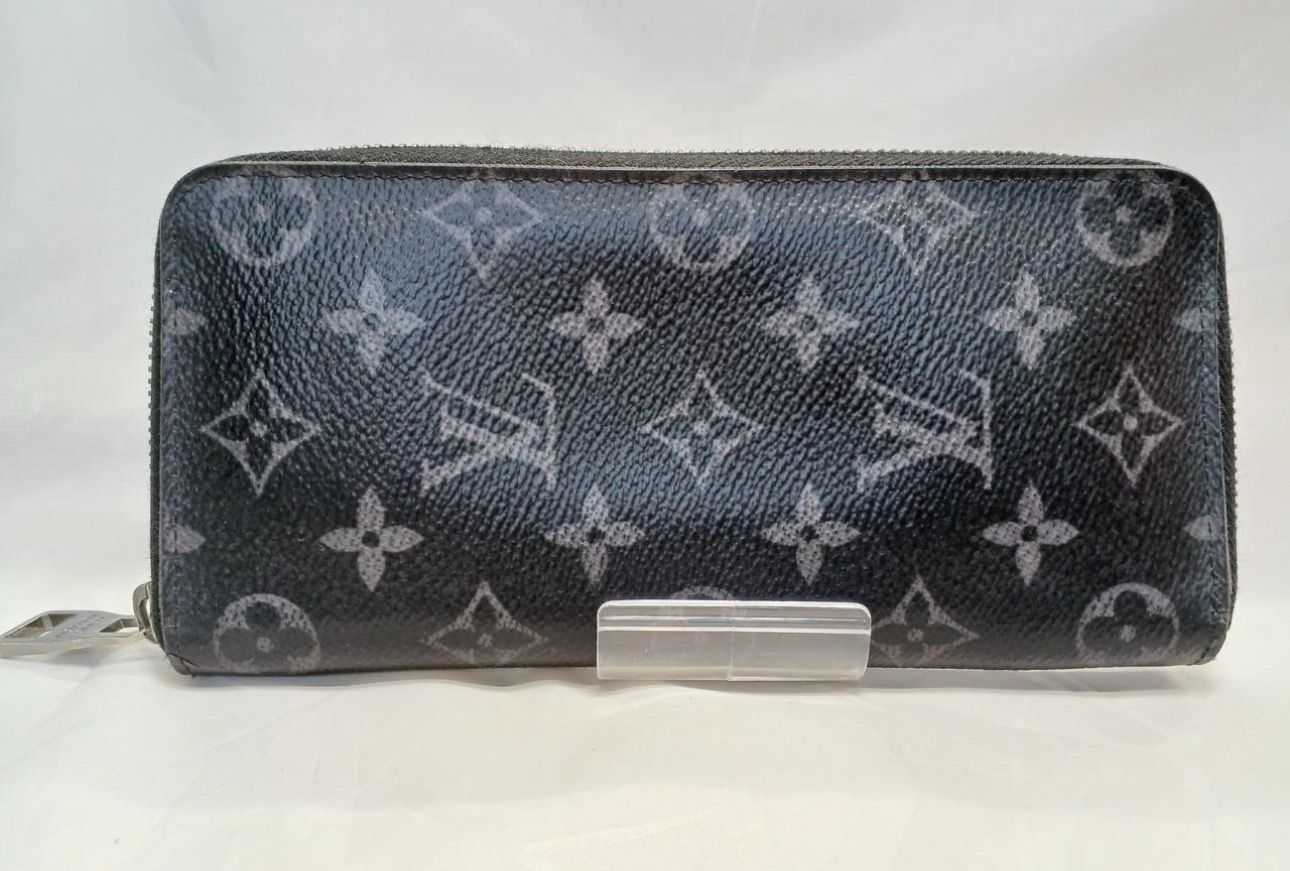 Louis Vuitton Zippy Wallet Vertical Monogram Eclipse