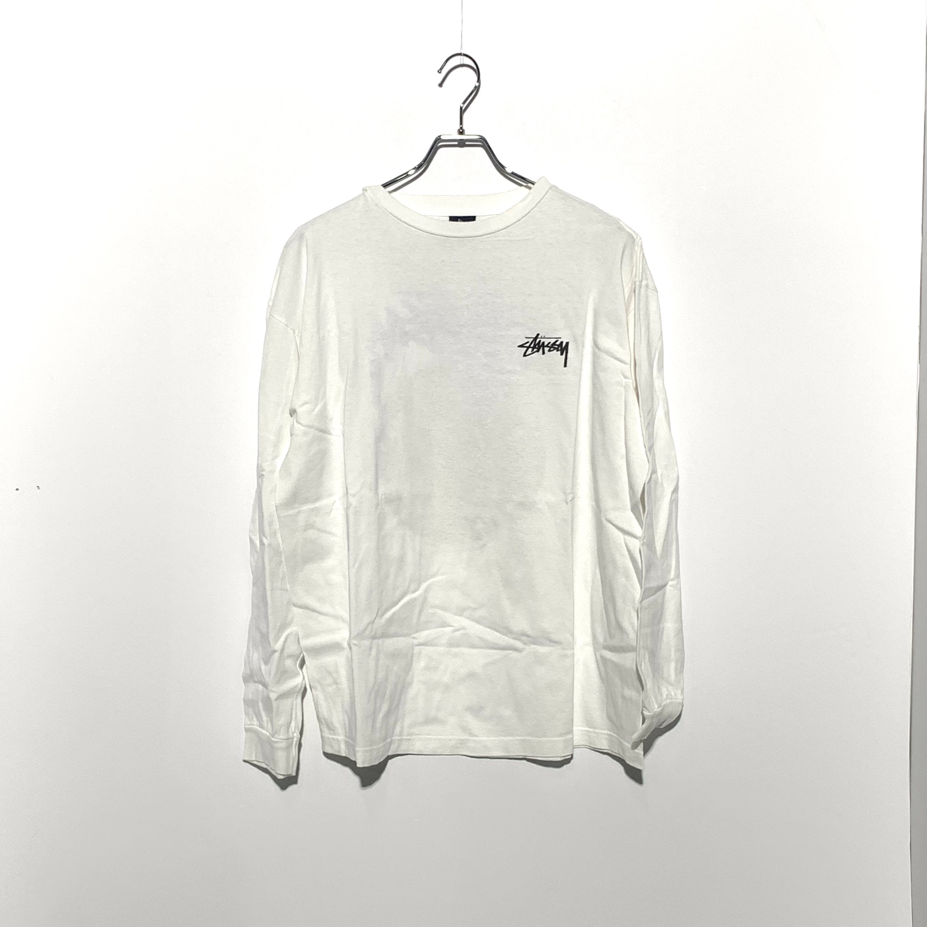 Stussy 8ball LS Tee White