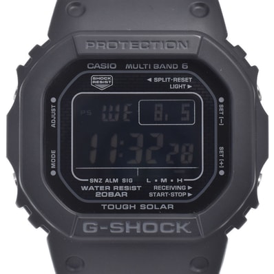 カシオ CASIO GW-5000HS-1JF G-SHOCK 5000シリーズ ブラック ソーラー電波 メンズ 美品 保証書付き 腕時計 B#149561