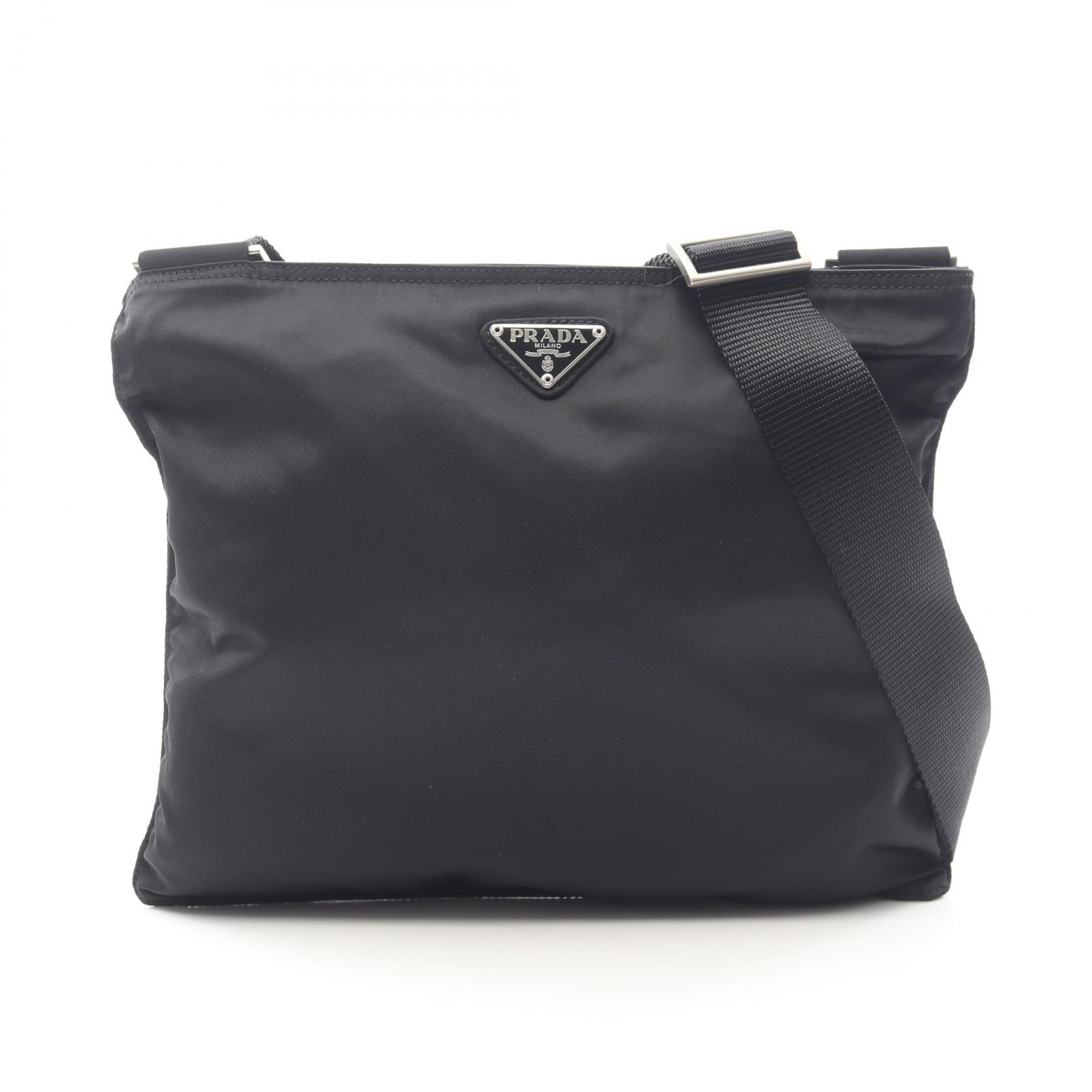 プラダ PRADA ショルダーバッグ バッグ ナイロン レディース ブラック系 【中古】