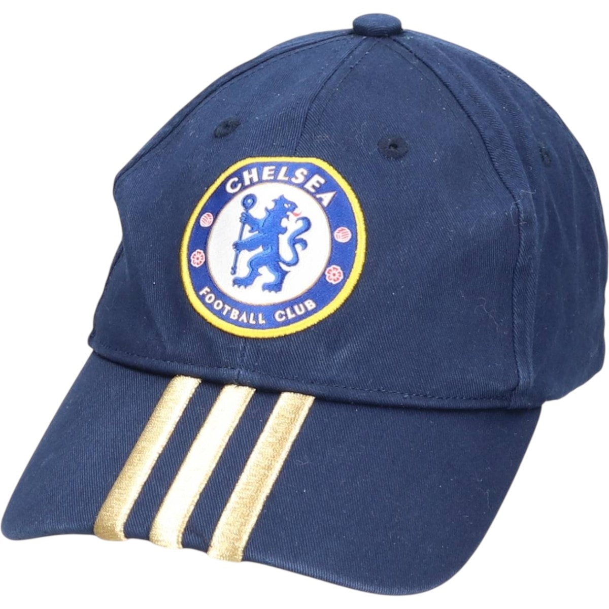 古着 アディダス adidas PREMIER LEAGE プレミアリーグ CHELSEA FC チェルシーFC ベースボールキャップ フリーサイズ相当/gaa006598