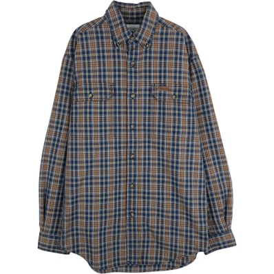 古着 カーハート Carhartt チェック柄 長袖 ボタンダウン ワークシャツ メンズS相当/eaa643494