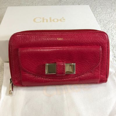 Chloe ラウンドファスナー 長財布