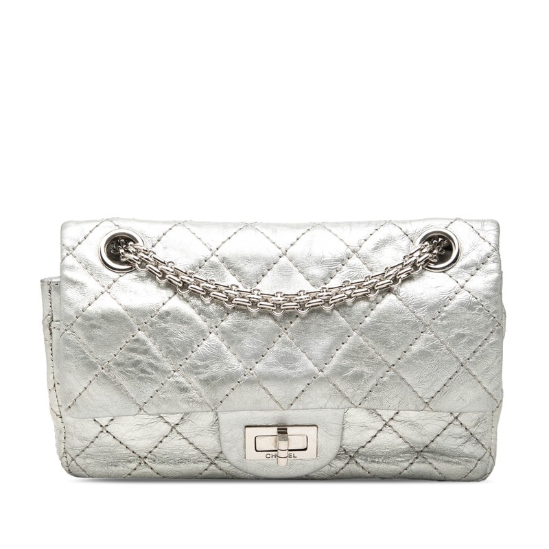 CHANEL レア 即購入可 シルバー キルティング バッグ シャネル C (やや傷や汚れあり)】シャネル ショルダーバッグ/トートバッグ