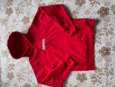 Supreme Bandana Box Logo Hooded Sweatshirt "Red"