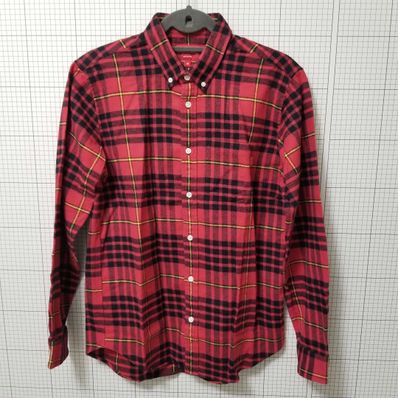Supreme Tartan L/S Flannel Shirt "Red"