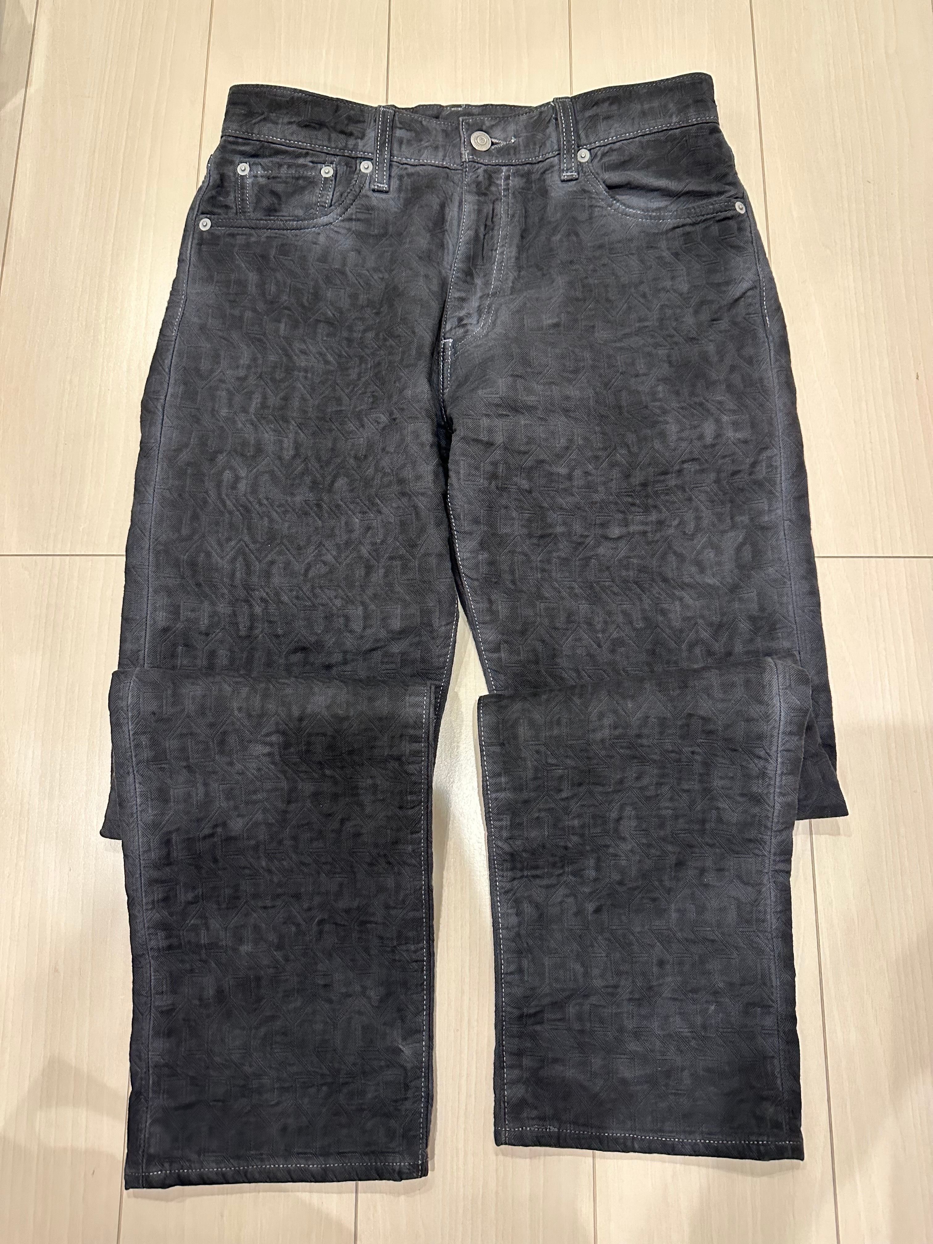 Stussy x LEVI'S Dyed Jacquard Jeans "Black"