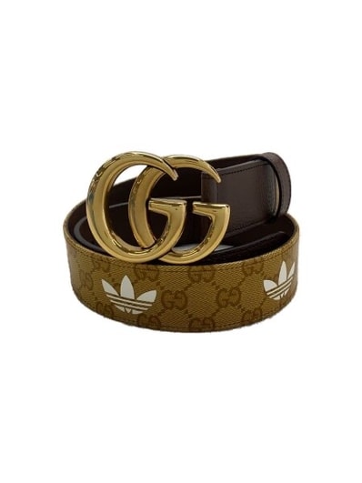 adidas x GUCCI GG Marmont Belt "Beige/Brown"