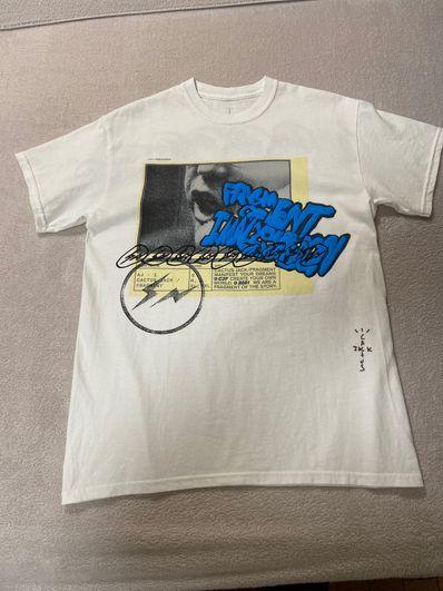 Travis Scott Cactus Jack For Fragment Manifest Tee "White"