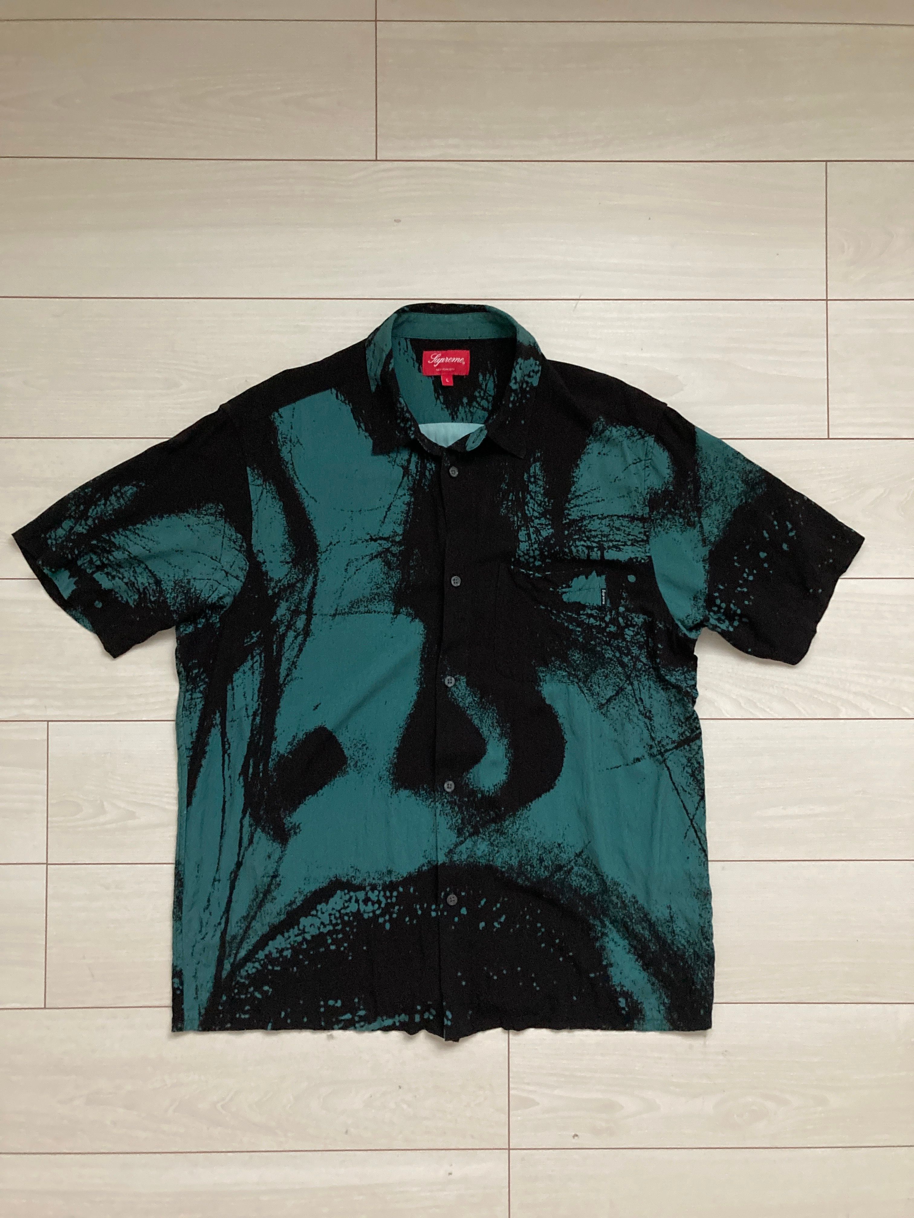 Supreme My Bloody Valentine Rayon S/S Shirt "Feed Me With Your Kiss"