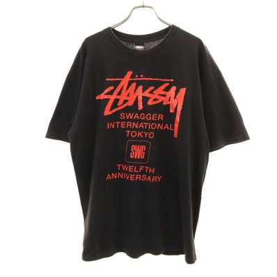 STUSSY ステューシー 半袖 Tシャツ L ブラック
