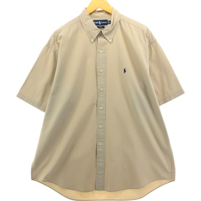古着 ラルフローレン Ralph Lauren BLAKE 半袖 ボタンダウンシャツ メンズXL相当/eaa539456