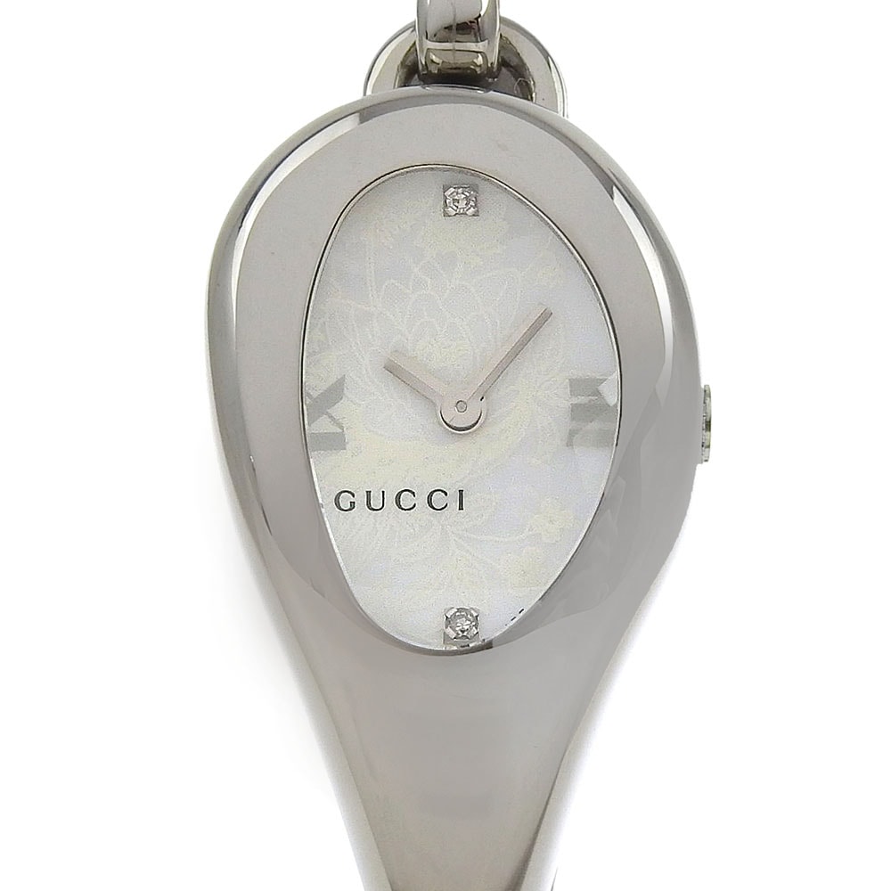 グッチ 2Pダイヤ バングル 103 レディース腕時計