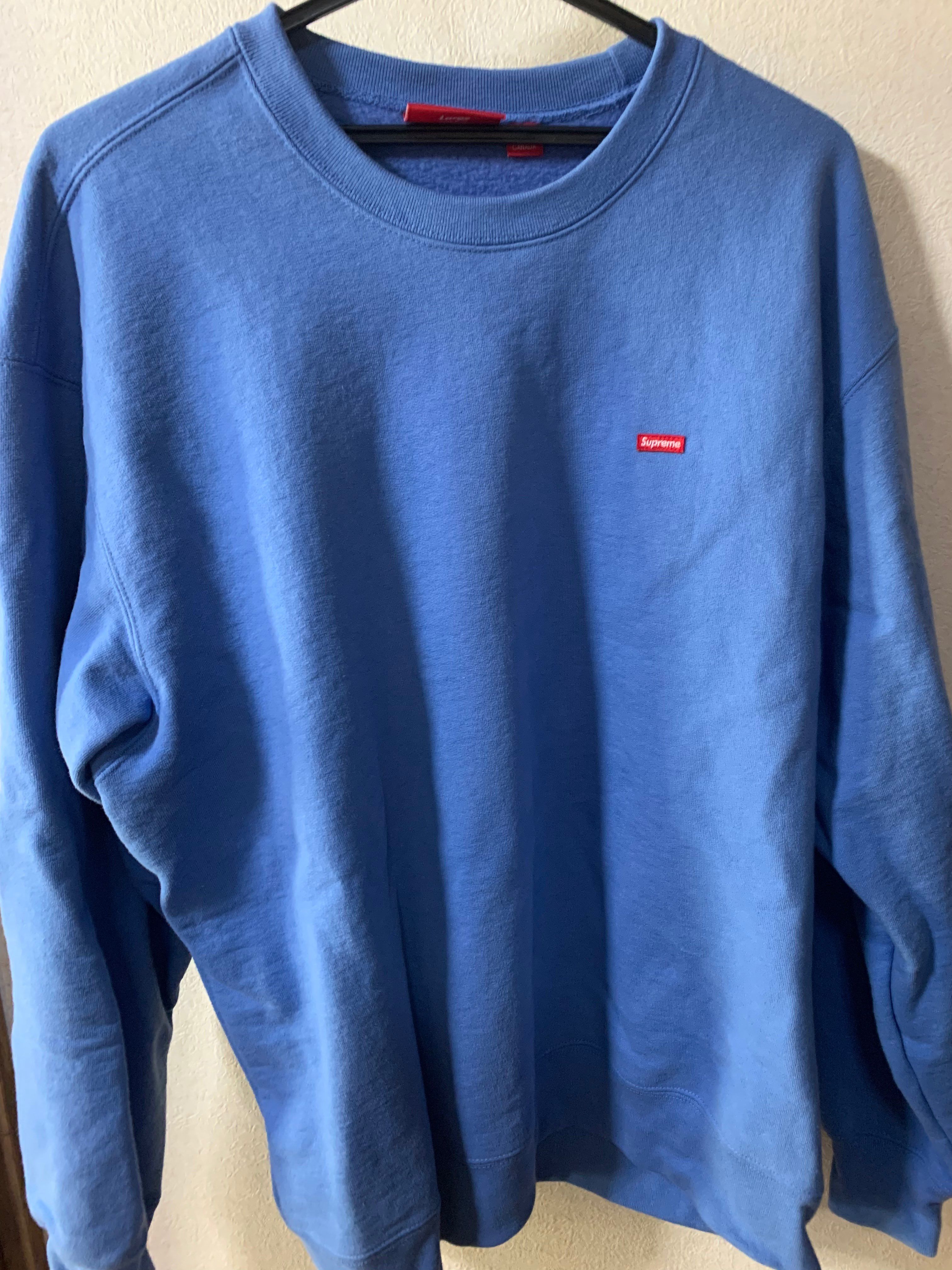 Supreme Small Box Crewneck "Light Blue" (22SS)