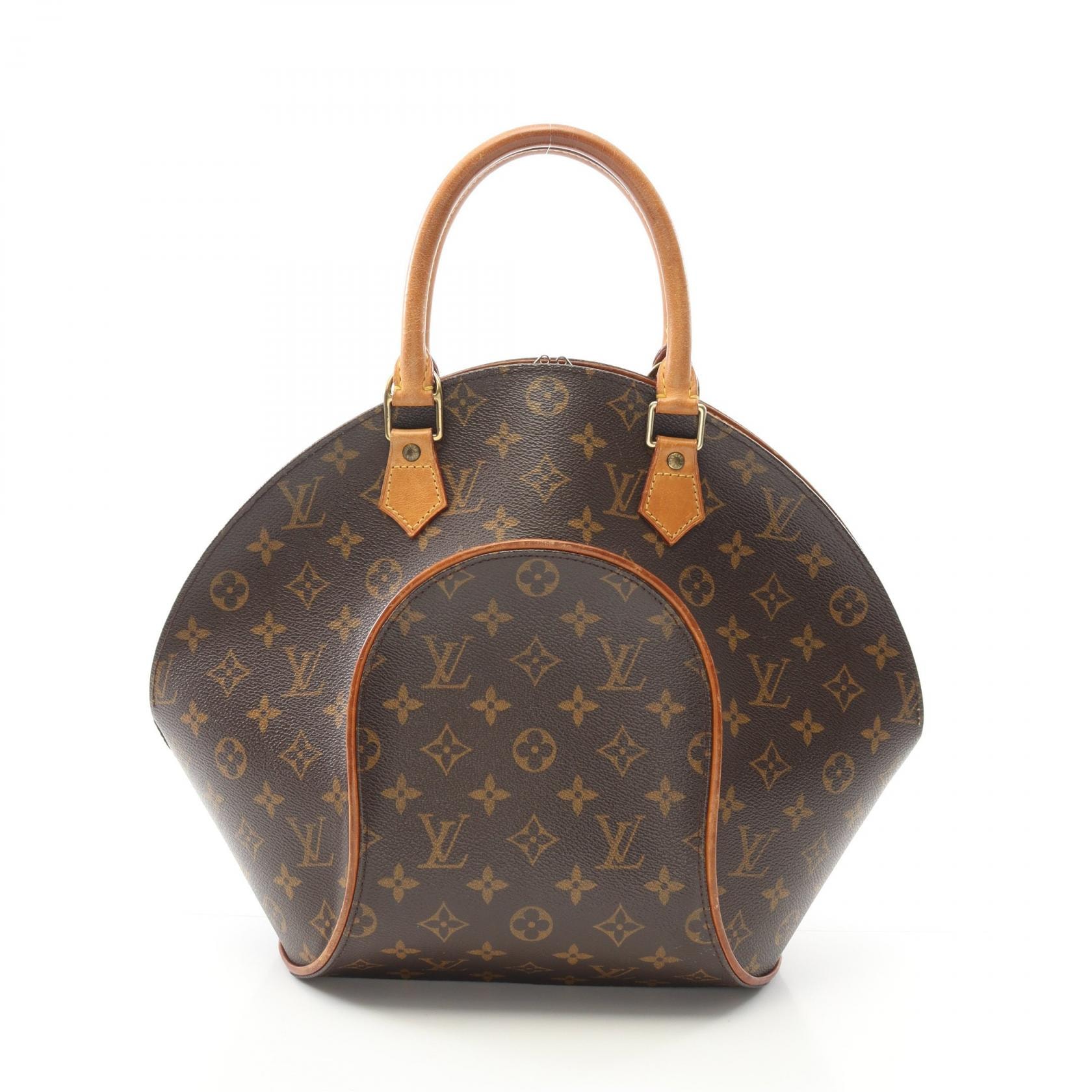 ルイ・ヴィトン LOUIS VUITTON エリプスMM ハンドバッグ バッグ PVCコーティングキャンバス レザー モノグラム レディース ブラウン系 M51126 【中古】