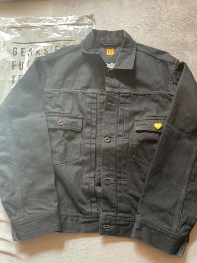 HUMAN MADE A$AP Rocky HUMAN TESTING DENIM JACKET "Black"