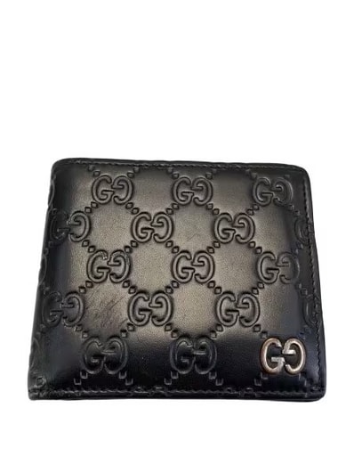GUCCI Signature Coin Wallet "Black"