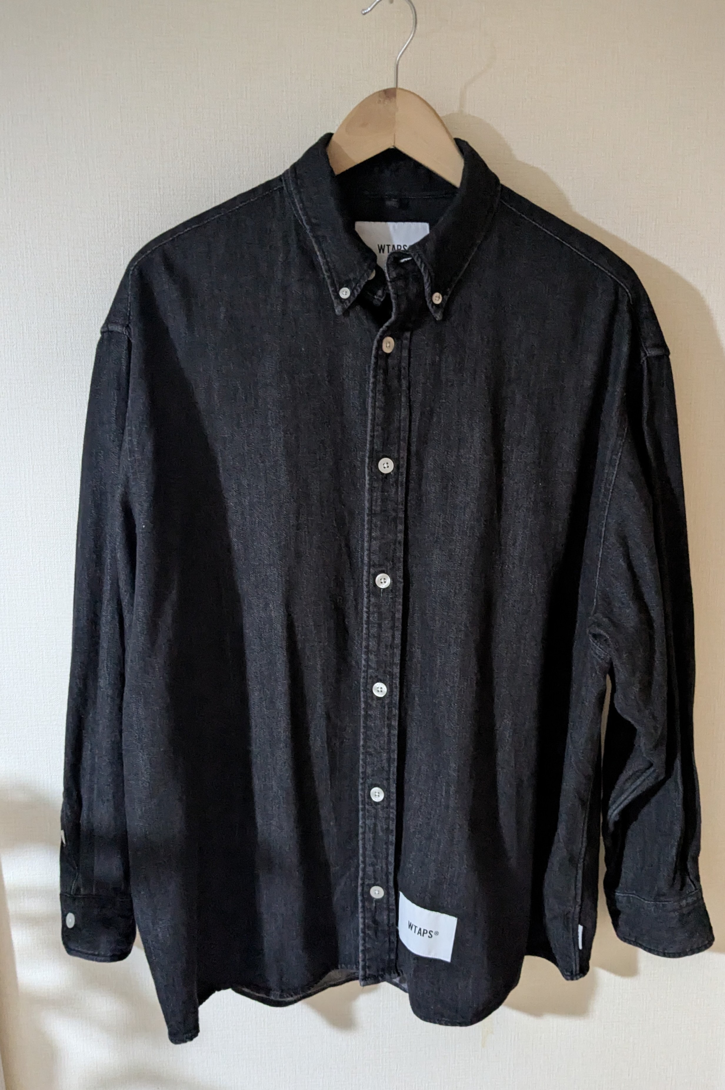 Wtaps BD 04 / LS / Cotton. Denim "Black"