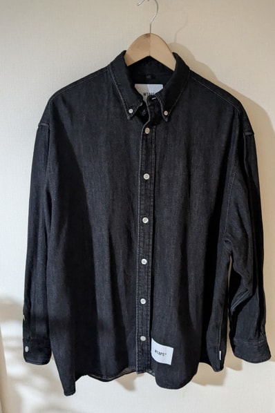 Wtaps BD 04 / LS / Cotton. Denim "Black"