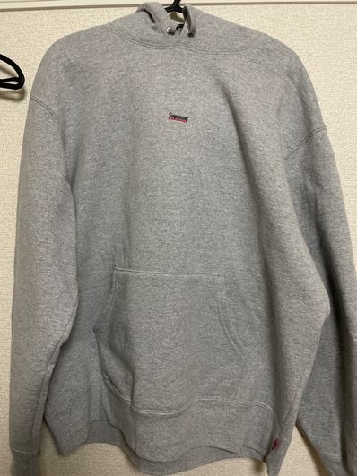 Supreme Underline Hooded Sweatshirt "Heather Grey"