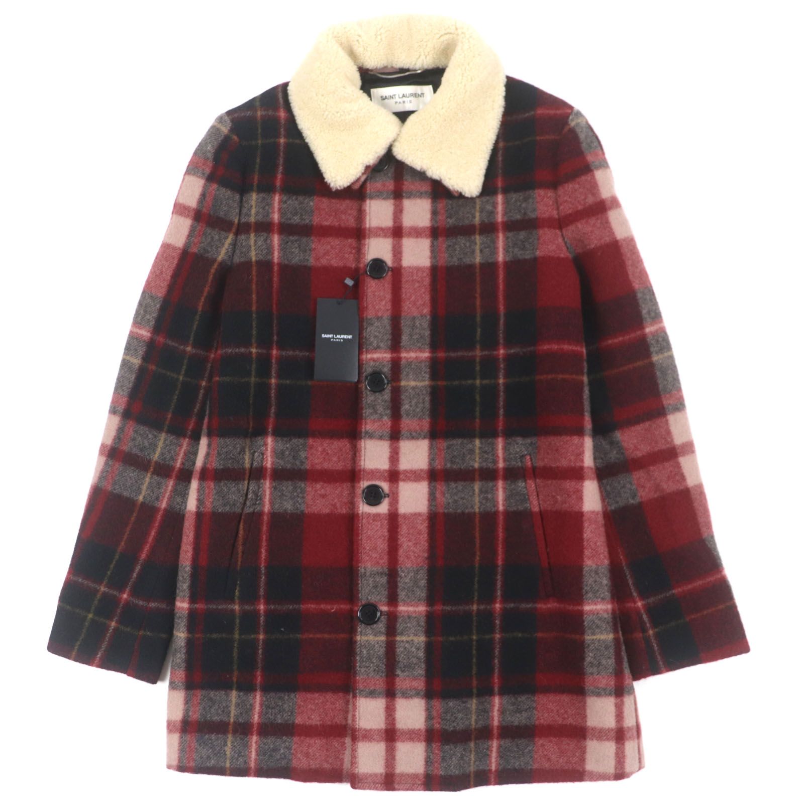 サンローランパリ コート レッド系 メンズ 48 529582