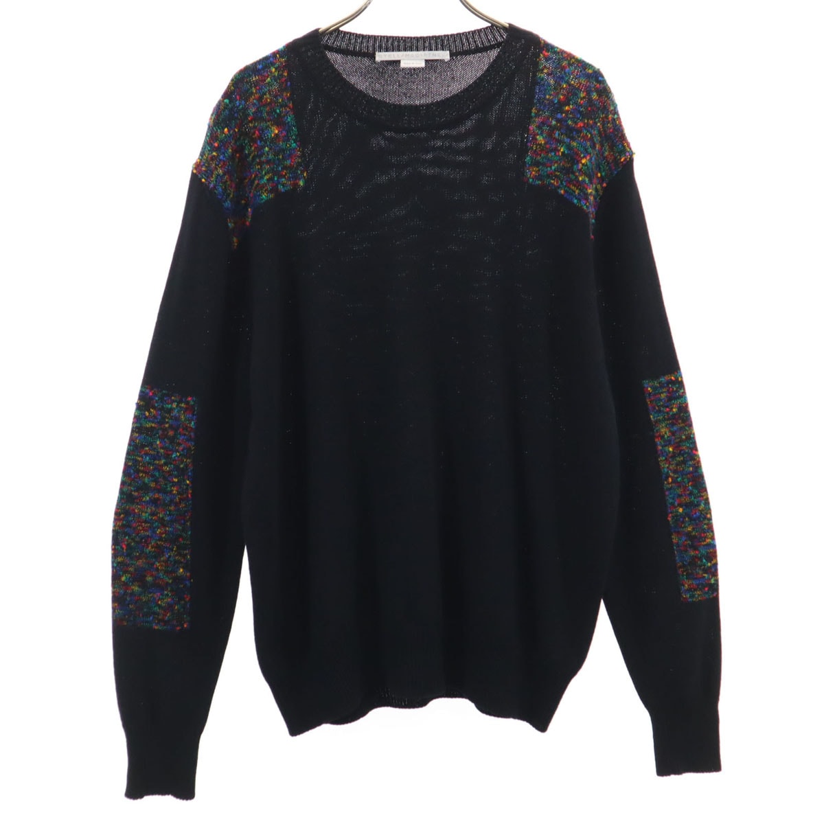 Stella McCartney ステラマッカートニー イタリア製 長袖 ニット S ブラック セーター