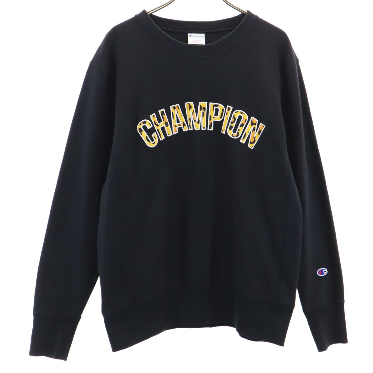 Champion チャンピオン リバースウィーブ 長袖 スウェット トレーナー M ブラック