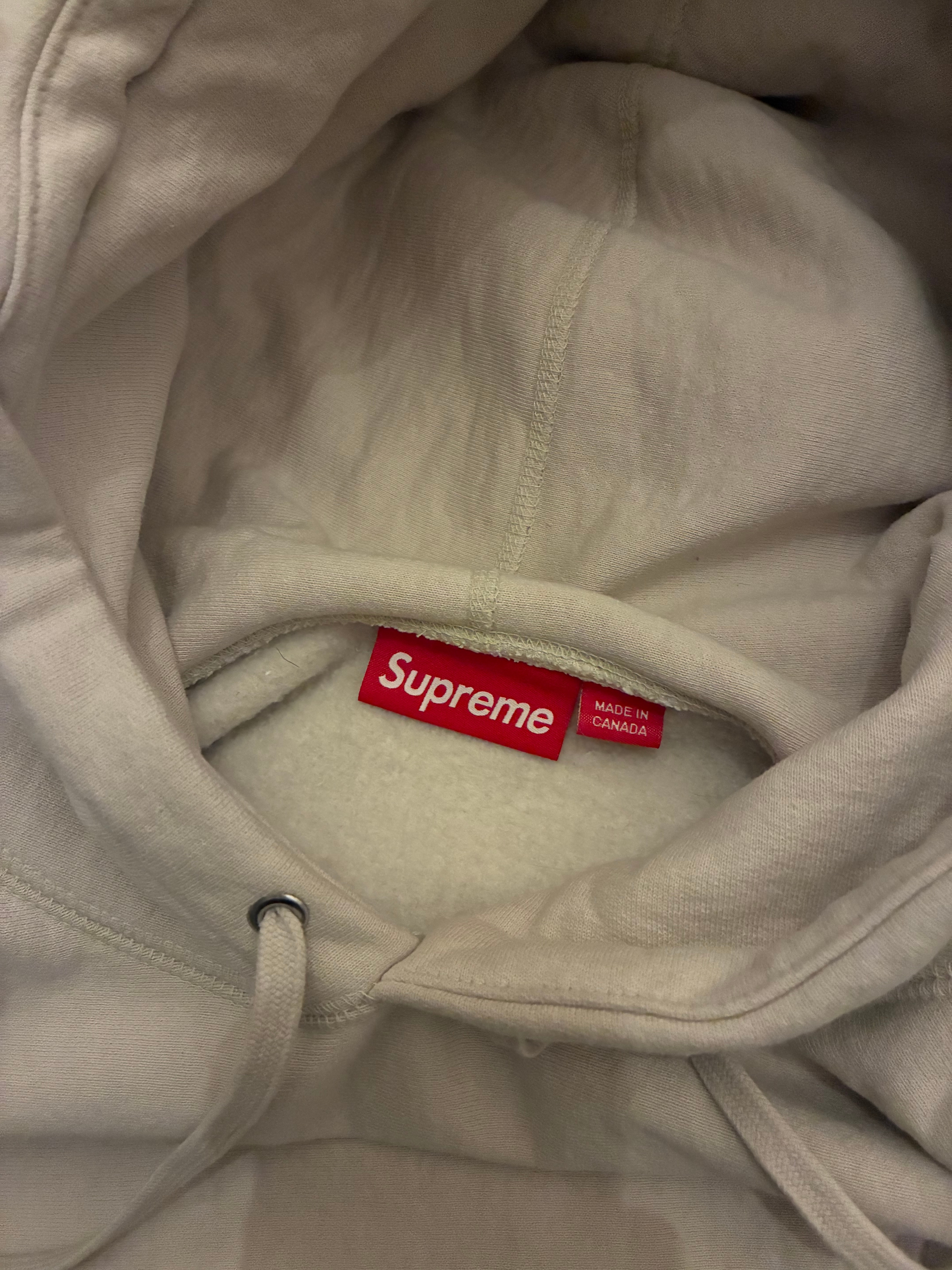 Supreme Box Logo Hooded Sweatshirt "Stone" (24FW)