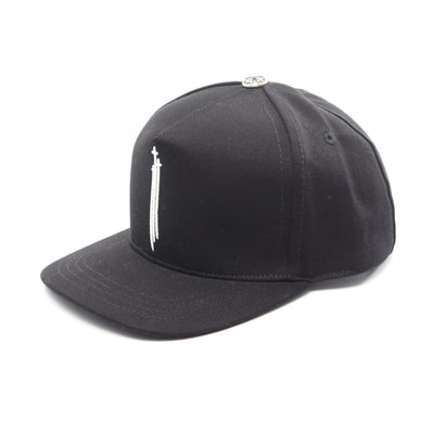 Chrome Hearts Baseball Cap RS 3 Cross "Black/White"