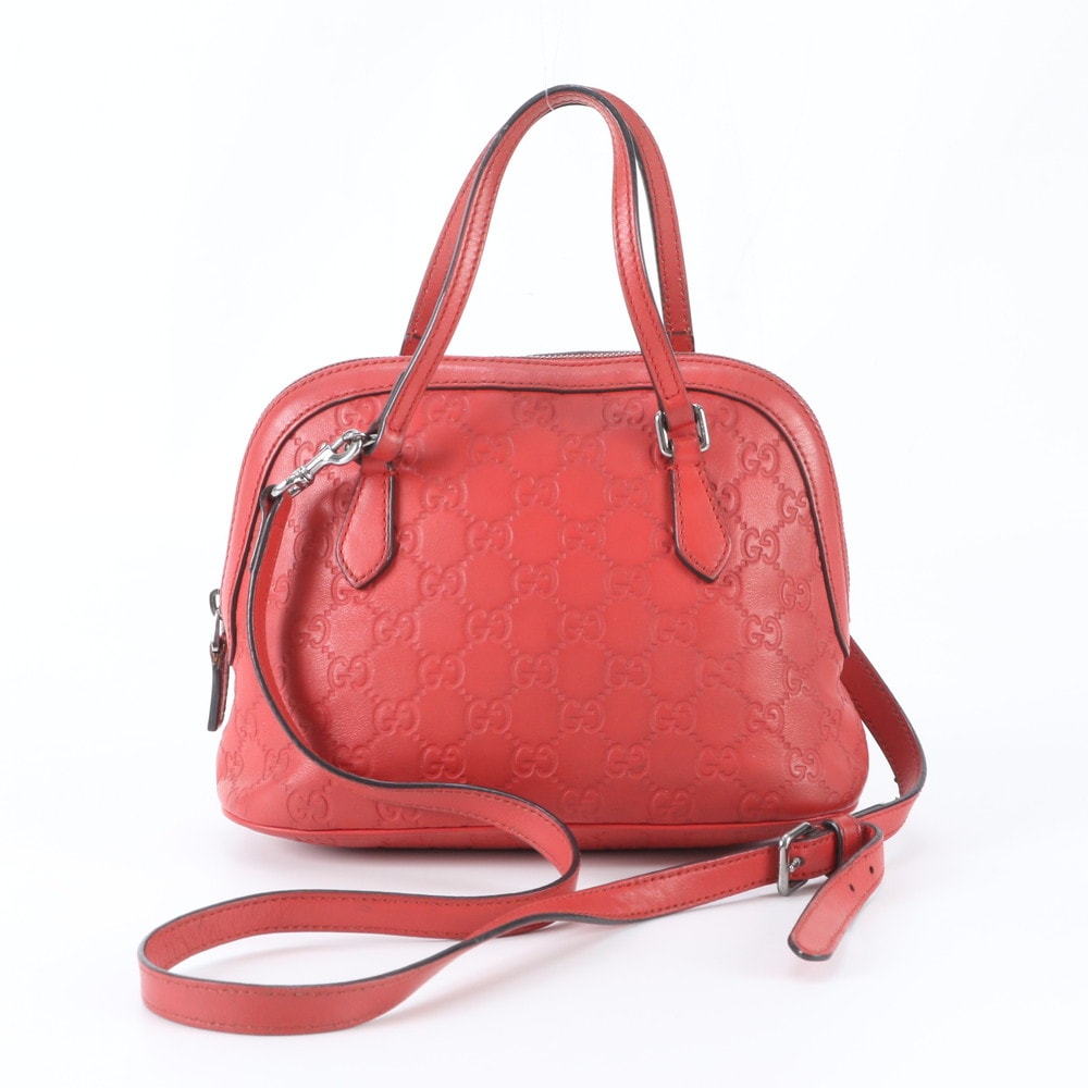 ■美品 グッチ グッチシマ 341504 ショルダーバッグ レザー