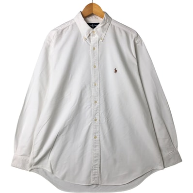 古着 ラルフローレン Ralph Lauren YARMOUTH 長袖 ボタンダウンシャツ メンズL相当/eaa548378